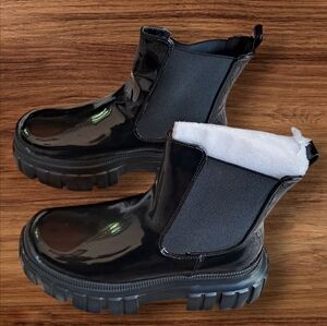 EGO Black Glossy Boots